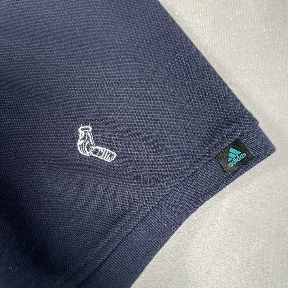 Adidas Men's Aeroready Play Green Golf Graphic Polo Shirt Size XL Embroidered